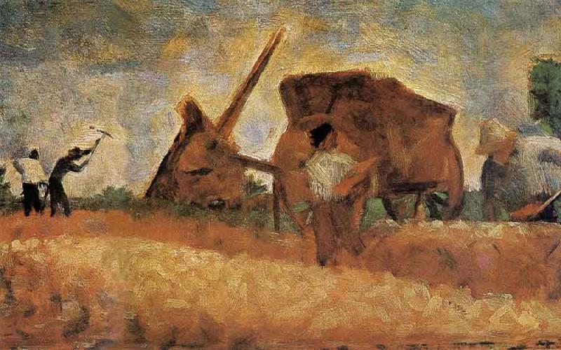 Georges Seurat Excavation Worker china oil painting image